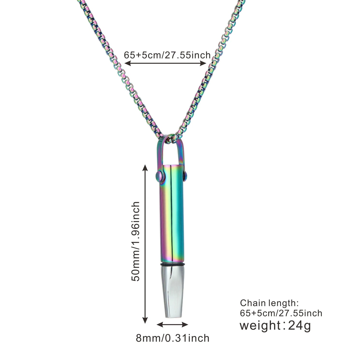 smart breathing necklace mesures