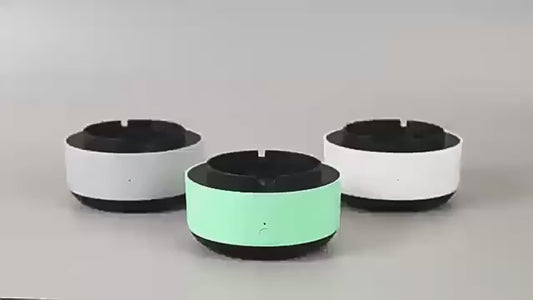 Smart Air Purifier Ashtray – Smoke Remover with Ionizer & Silent Fan for Home & Car